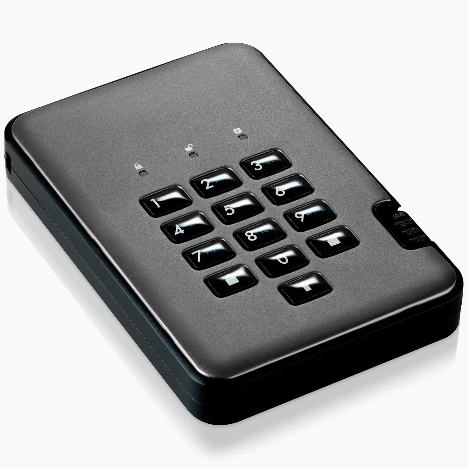 Secure Portable Hard Drive FIPS Level 3 Certified Password Protected Dust/Water-Resistant | Hardware encryption