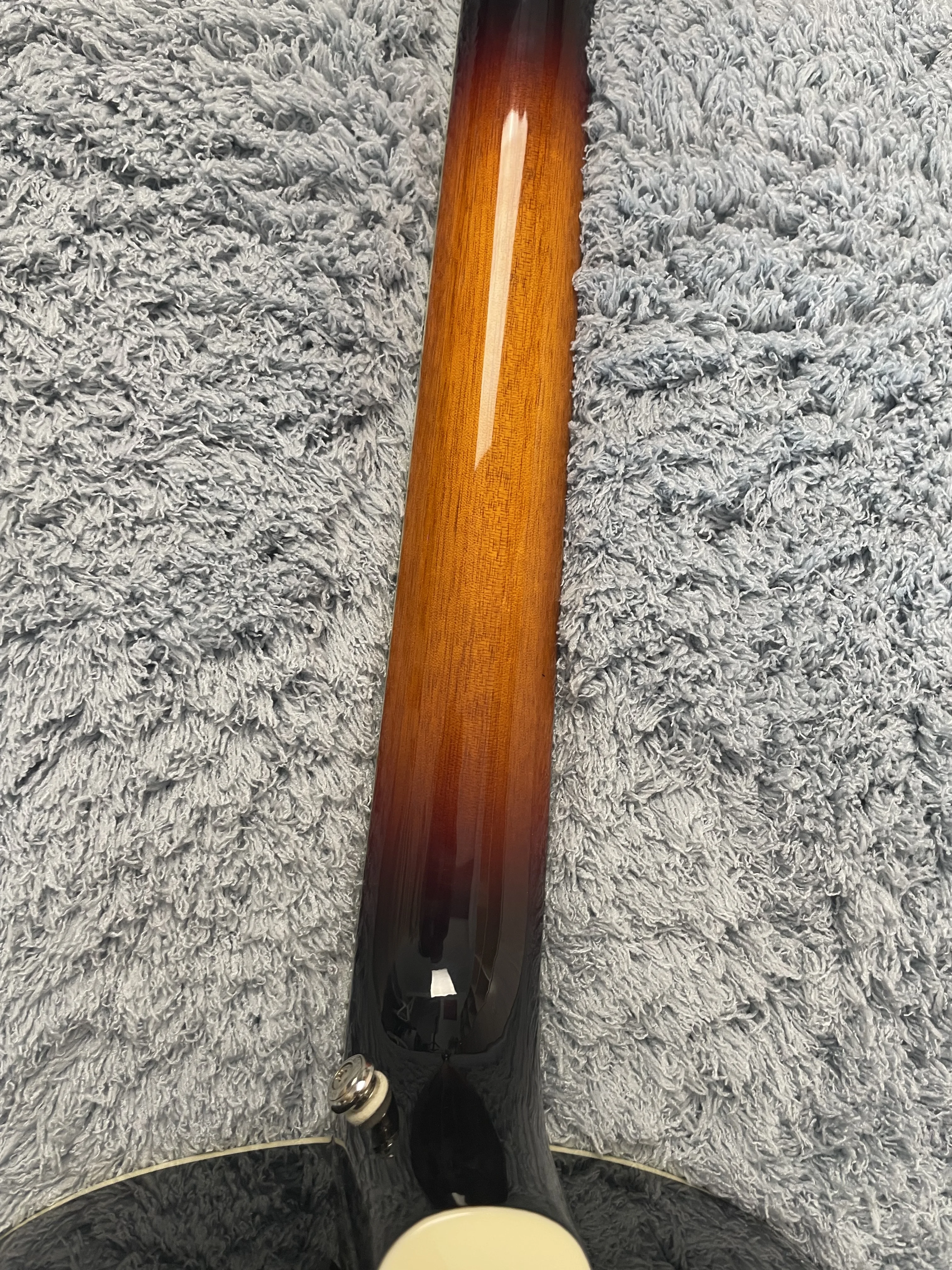 Fast Delivery Acoustic Electric Guitar Solid Wood Bone Nut/Saddle In Sunburst view 5