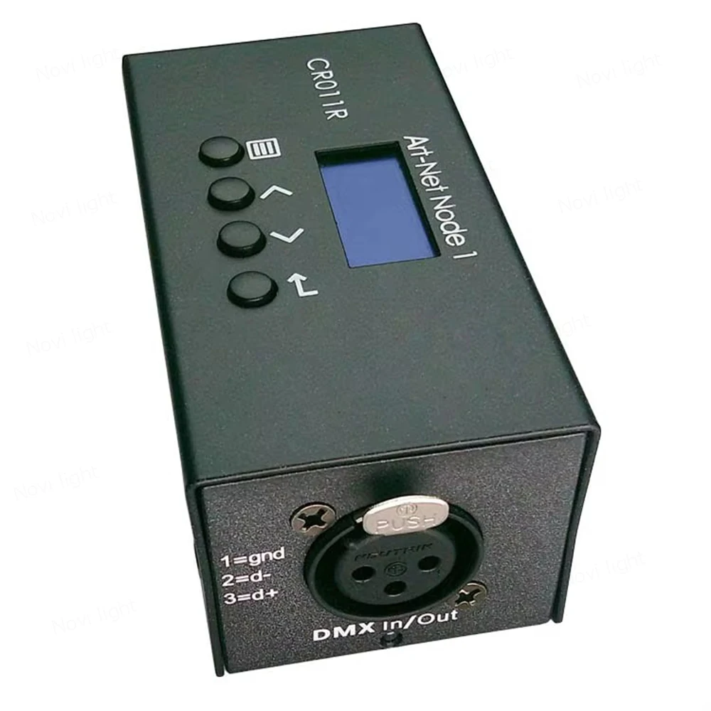 1-Channel Bidirectional ARTNET-DMX Ethernet Converter Decoder Expander DMX512 Splitter Stage Lighting Dimmer