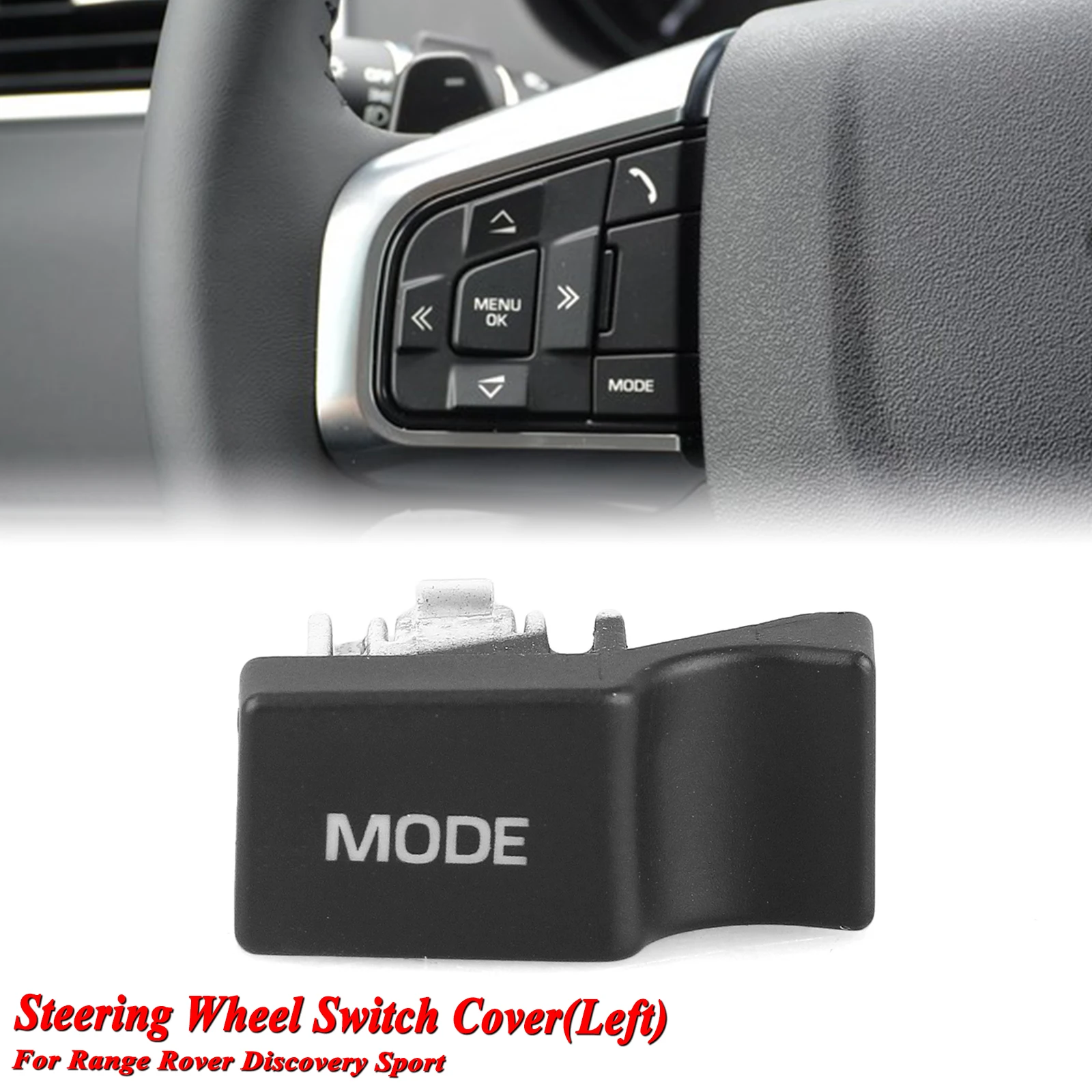 

Внутренняя крышка рулевого колеса автомобиля, многофункциональная крышка кнопки для Land Rover Discovery Sport 2015, 2014, 2015, 2016, 2017, 2018, 2019
