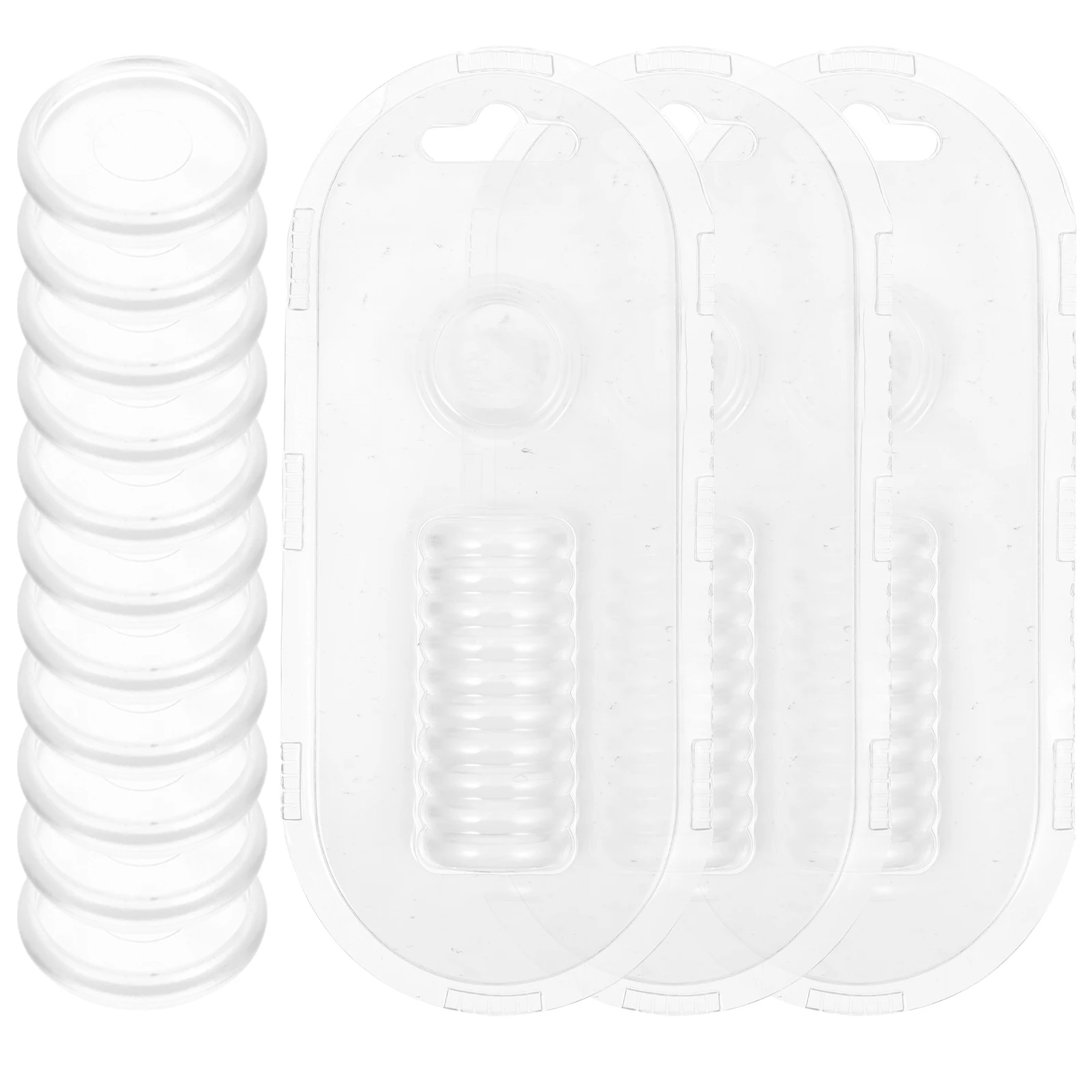 44 Pcs Planners Notepad Binding Buckle Ring Black Discbound Rings Expand Abs Craft Stationery Accessories Office