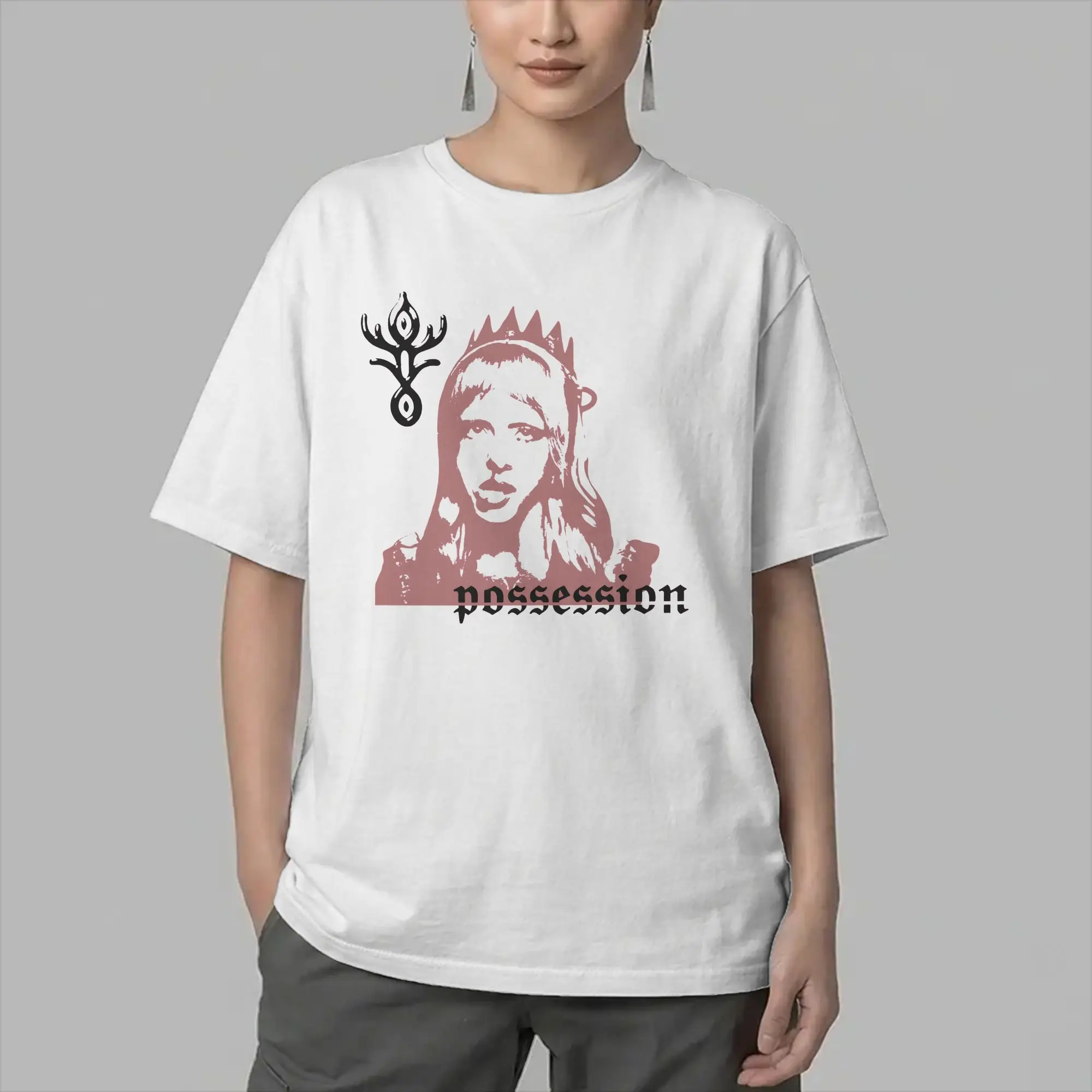 Melanies Martinez Possession T Shirts for Men Cotton Funny T-Shirt Round Neck  Tees Short Sleeve Clothing Printed