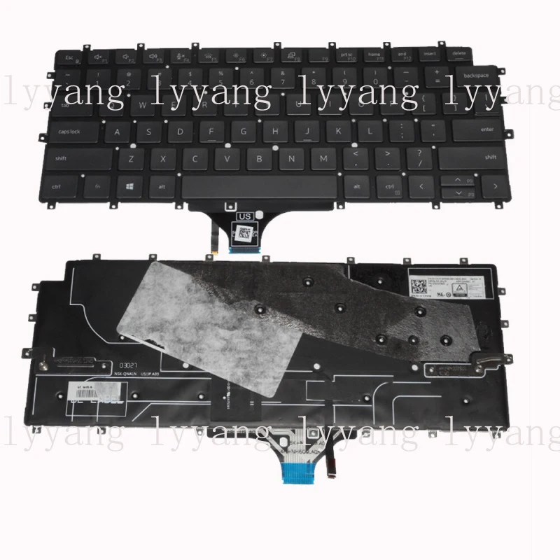 

f 1JHJY FOR DELL Latitude 7520 9510 9520 Laptop Keyboard with English Backlight