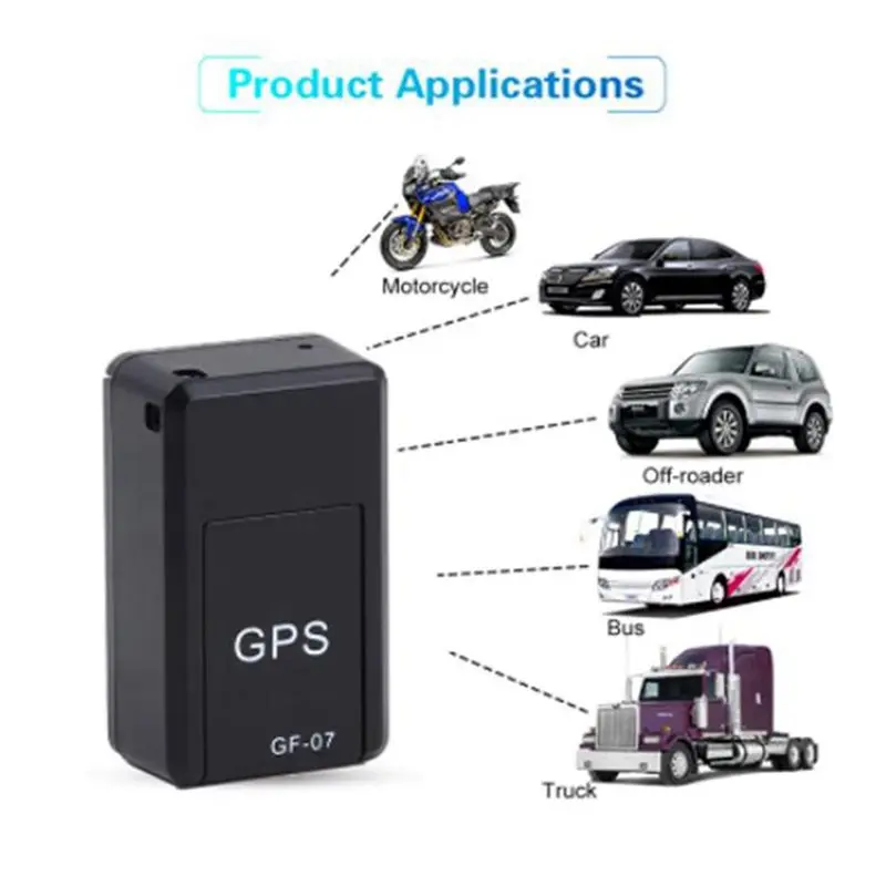 T24C 4X GF07 Magnetic GPS Tracker Device Mini Real Time Tracking Locator GPS Car Motorcycle Remote Control Tracking Monitor