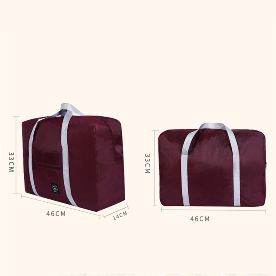 Faltbare Handgepäck-Reisetaschen Aufbewahrung tasche mit großer Kapazität Leichte multifunktion ale Flugzeug-Reisetasche aus Nylon – Detail 1