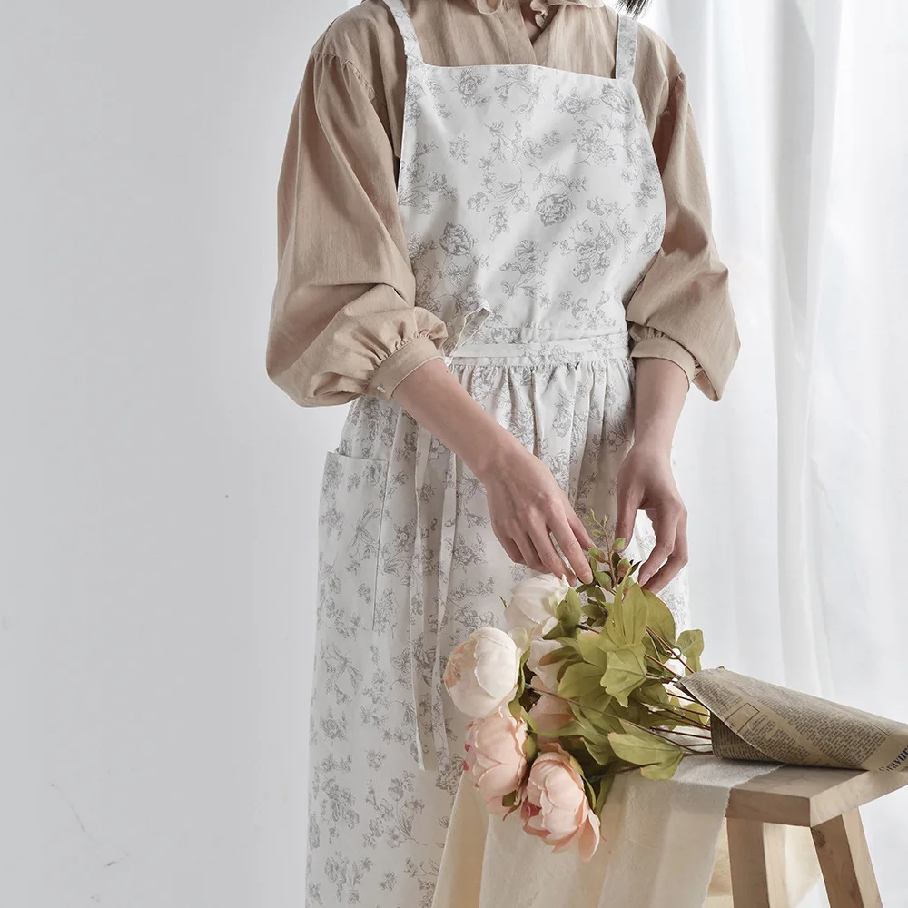 Kitchen Apron Gown Hairdresser Kitchen Accessories Restaurant Hero Apron Chef Apron Kitchen Florist Overalls Cook Apron