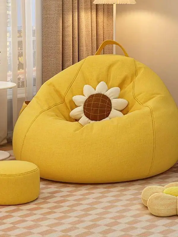 Comfortable Lounger Sofa Bean Bag for Balcony Window  Tatami Bed Small Apartment Versatile Cushion That Can Sit Lie down
