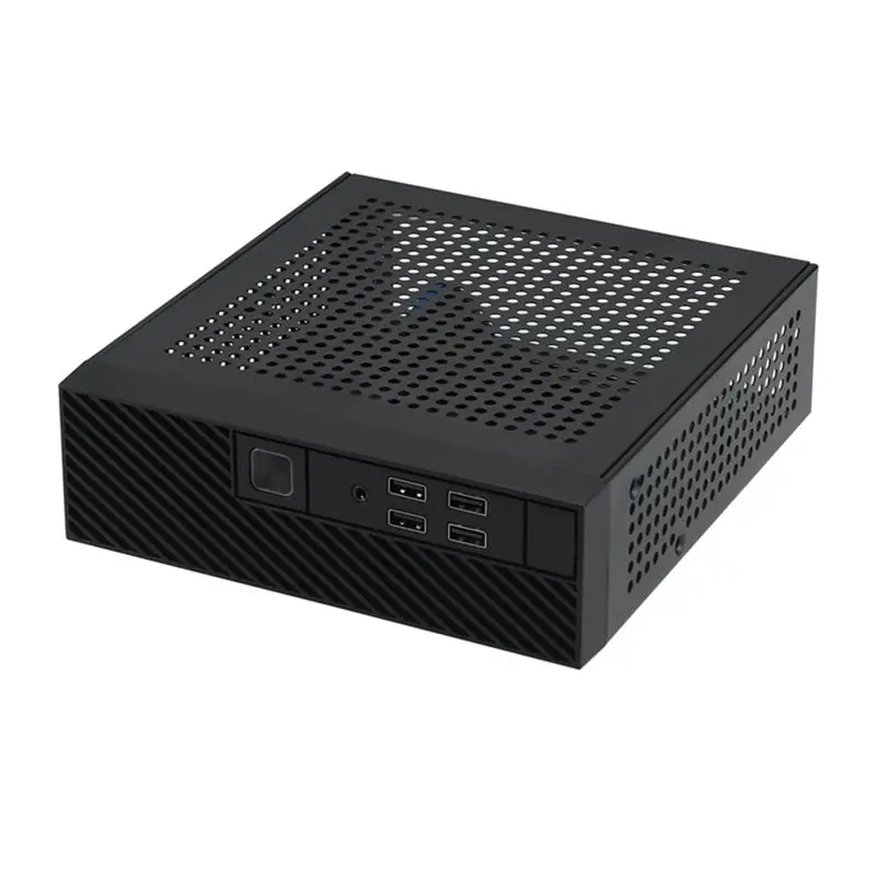 ABGZ M10 Mini ITX Computer Case HTPC Host Chassis USB2.0 ITX Enclosure Industrial Control Chassis for Business