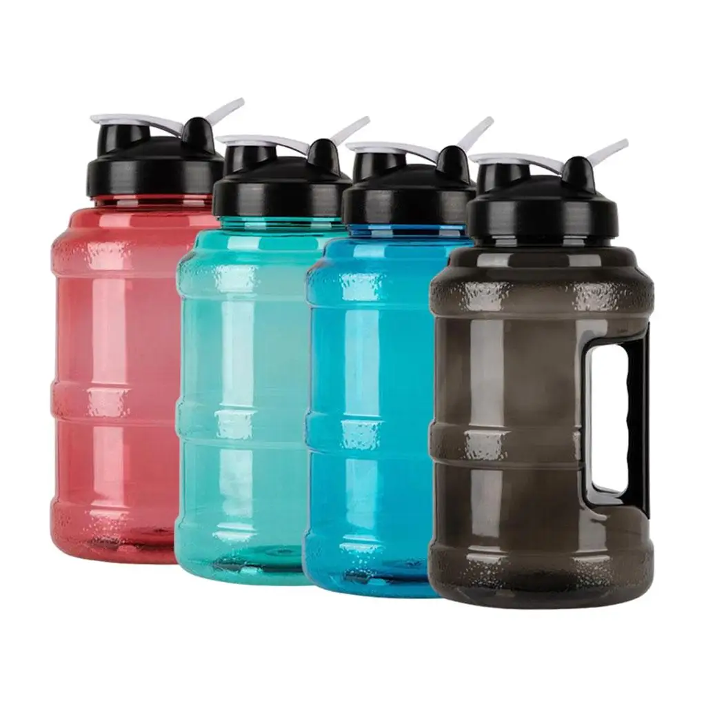 2.5L Water Bottle   Athletic Reusable Water Jug Motivational Gear Large for School Exercise Picnic Training Travel