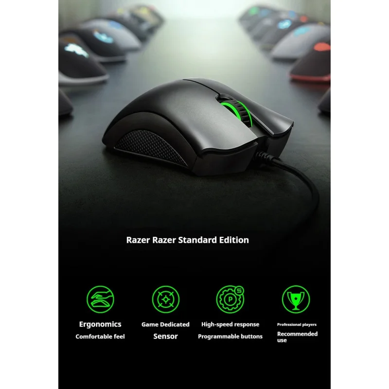

Новейшая трехрежимная мышь eathadder Essential Standard Edition, универсальная компьютерная мышь, игровая офисная мышь