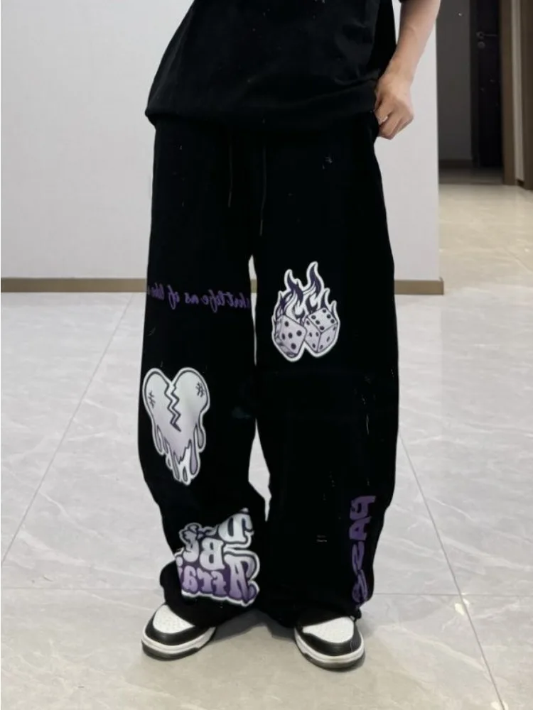 Houzhou Y 2K Vintage Baggy Vrouw Joggingbroek Joggers Koreaanse Mode Oversized Sportbroek Harajuku Streetwear Hiphopbroek