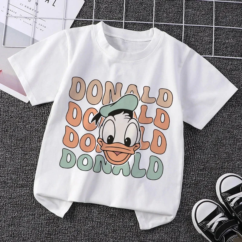 2026 MickeyMouse children's cute pattern cotton short-sleevedT-shirt,suitable for boys and girls,baby comfortable and soft top view 5