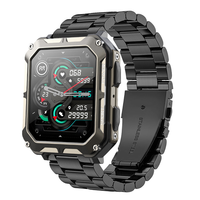 New for VIVO Y15SY15A  Cubot C3 380MAH Large Memory Bluetooth Call Blood Pressure IP68 Waterproof Sport Outdoor Smartwatch Men