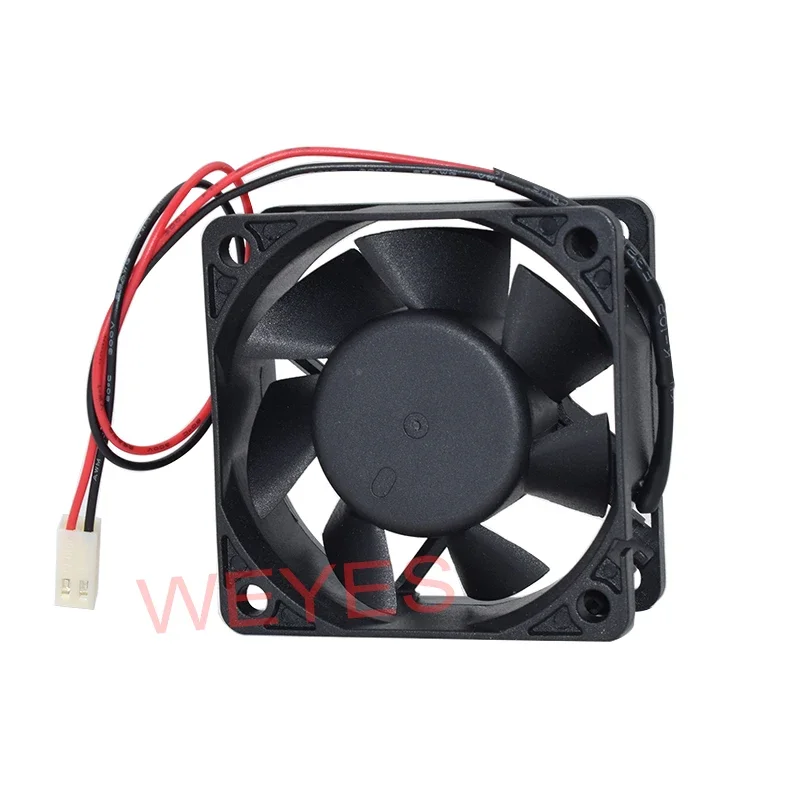 New For Everflow 6025 60MM F126025SL DC 12V 0.12AMP 60*60*25MM Cooling Fan 2Pins