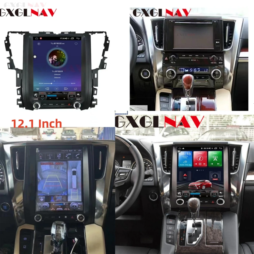 

12.1inch Android 13 Car Radio For Toyota Alphard 30 Vellfire 2015 2016 2017 2018 2019 GPS Navigation Head Unit Multimedia Player