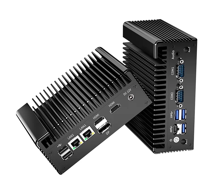 Topton Intel N150 N100 Fanless Mini PC 2x2.5G Nics 2*COM NVMe DDR4