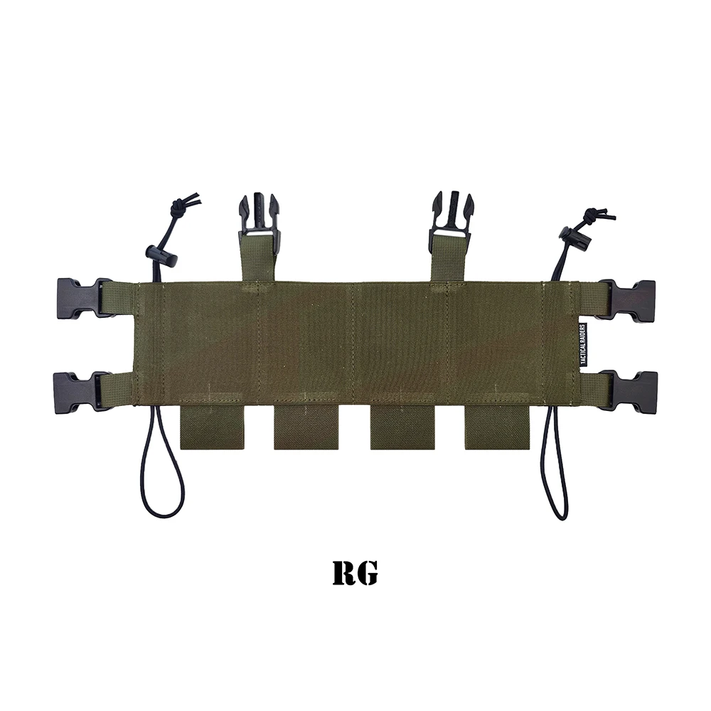 SS style Chest Rig Minimalist Low Visibility Concealed Elastic Tactical Chest Hanger 556/762 Mag Pouch