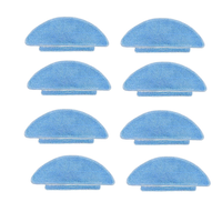 B47B-8 Pcs Cleaning Rag For Lubluelu SG60 SL60 SL60D SL61/Laresar L6 Nex/Tikom L900 Robot Vacuum Cleaner Parts Replacement
