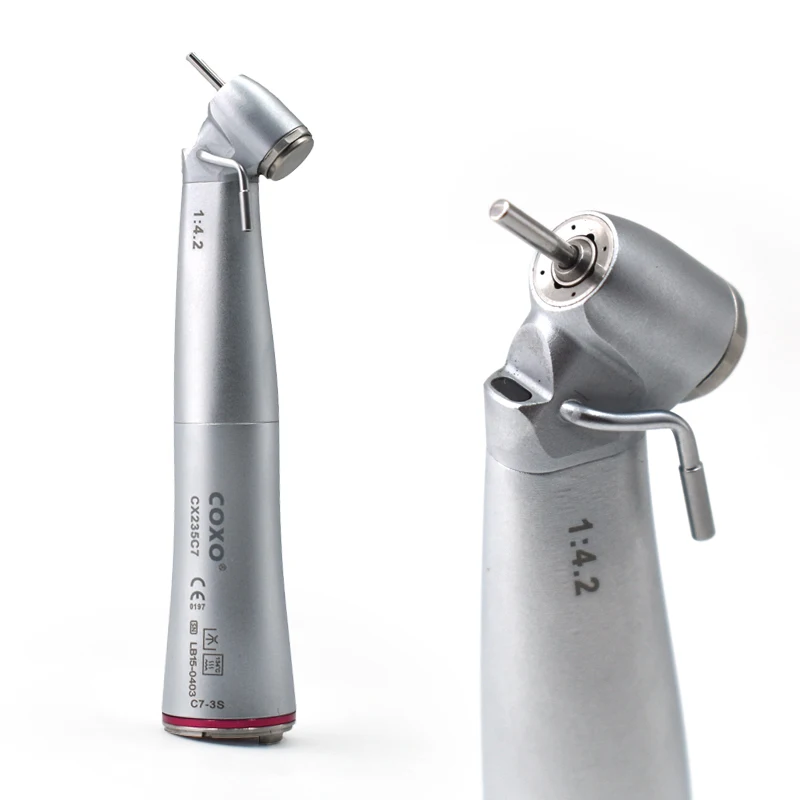 Big discount price Dental  Low Speed Contra Angle Handpiece Increasing Speed with LED Fiber Optic Light