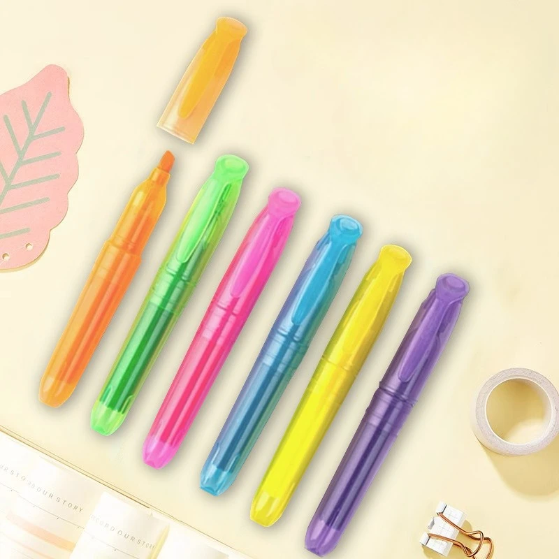

Cute Highlighters Set Colorful Study Markers for Notes Exam Review Journaling