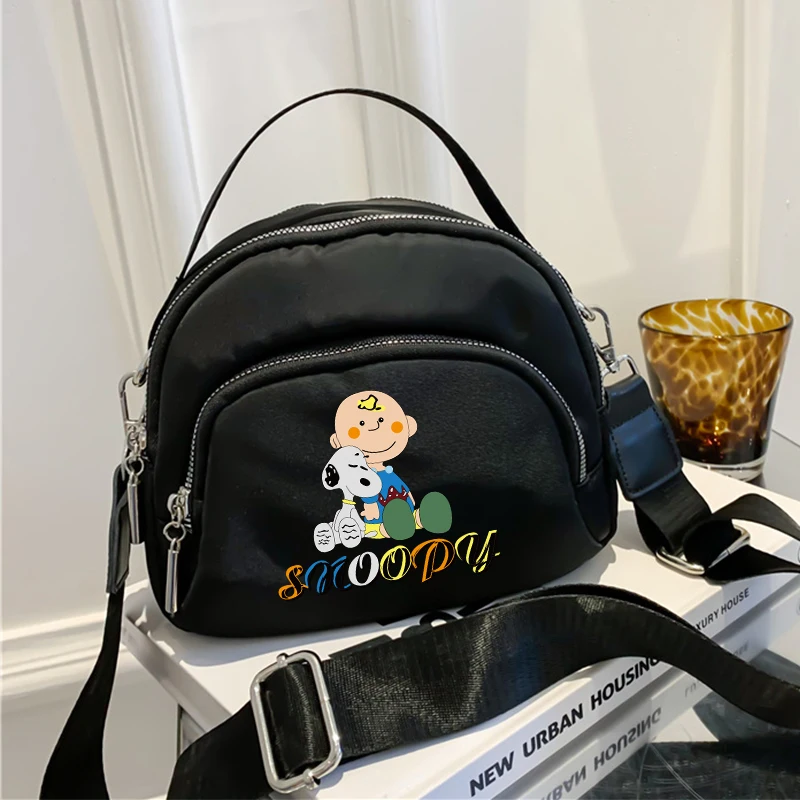 

Snoopy Crossbody Bag Fashionable Anime Pattern Shoulder Bag Waterproof Wear-resistant Durable Handbag Friend's Birthday Gift