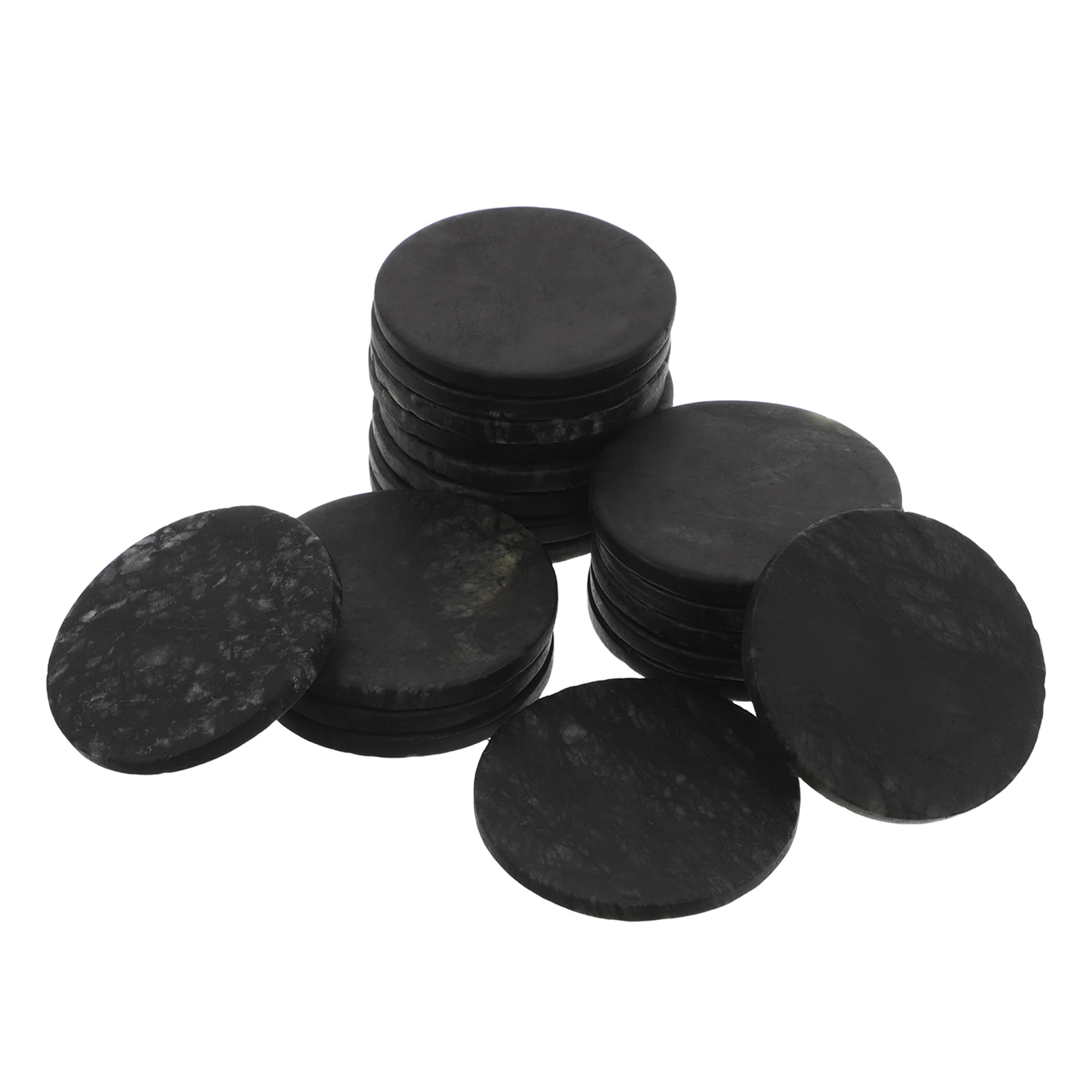 40 Uds. De piedras para saltar, rocas planas naturales de río, juego de agua al aire libre, mejora la coordinación Handeye, diversión familiar competitiva