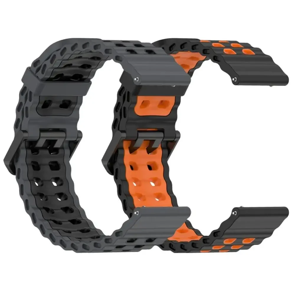 22mm Breathable Sport Silicone Bracelet For OPPO Watch X X2 Watch 4Pro Watchband for OnePlus Watch 3/2/2R/46mm Correa Band