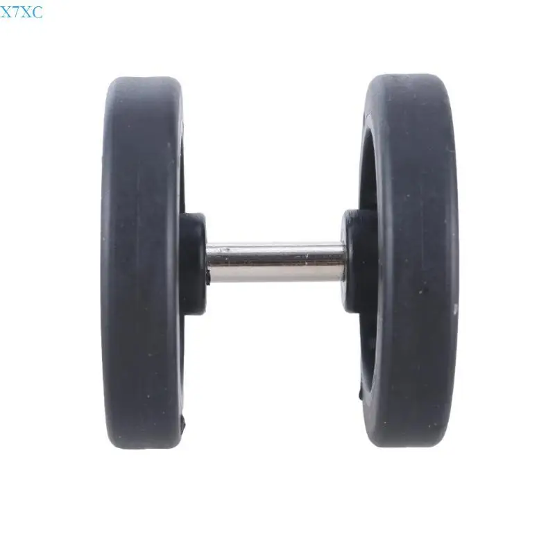 

X7XC Set of 8 Travel Luggage Suitcase Replacement 55x11mm Plastic Caster Wheel