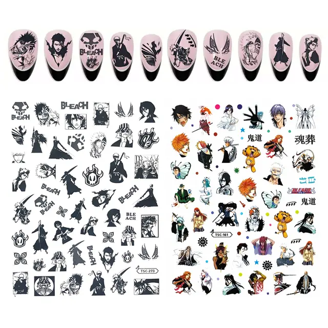TSC-273 TSC-107 Death God Devil Tomie DIY 3D Back glue Nail Art