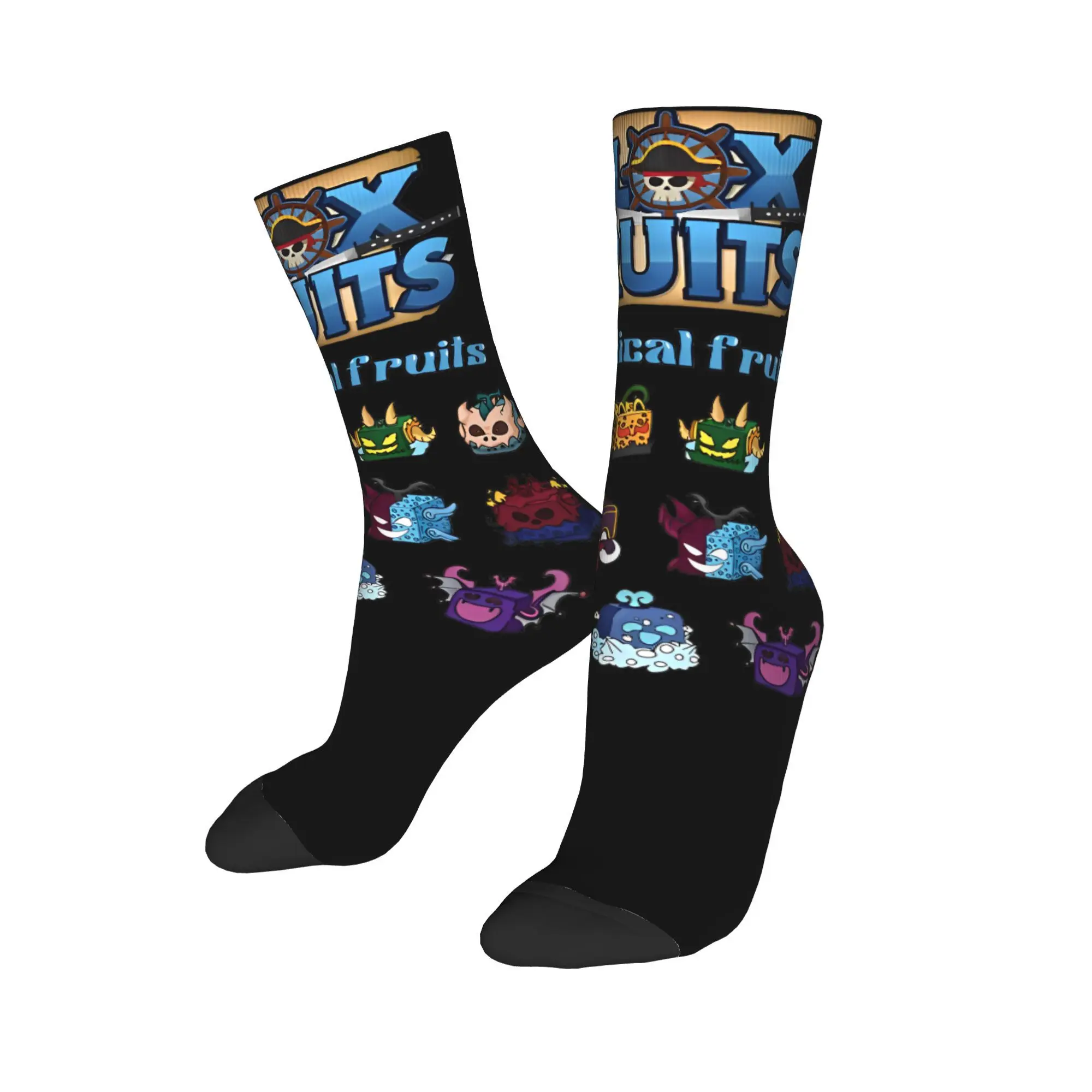 

Happy Funny Male Men Socks Casual Mythical B-blox fruits Sock Polyester High Quality Women Socks Spring Summer Autumn Winter
