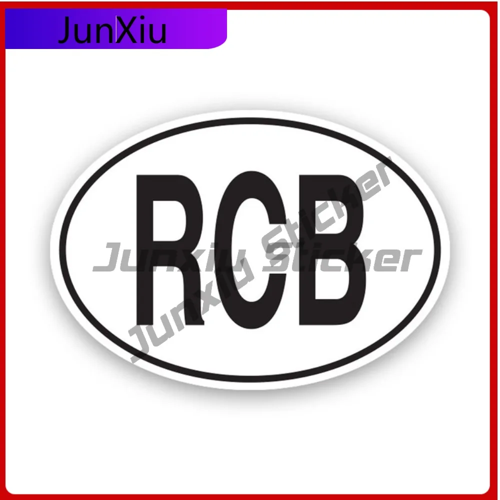 

Rcb Republic Of The Congo Country Cute Window Waterproof Vinyl Decal For Air Conditioners High Quality Protection Fun Unique