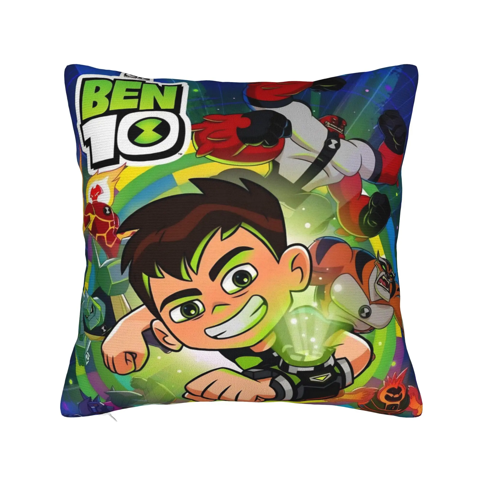 Ben 10 Anime Pillow Cover Stuff Printed Cushion Cover Decor  Pillow Case Cover Home Multi-Size