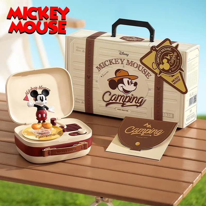 

New Anime Mickey Mouse Bluetooth Speaker Cartoon Mickey Mouse Travel Box Shaped Bluetooth Speaker Giving Girls Halloween Gifts