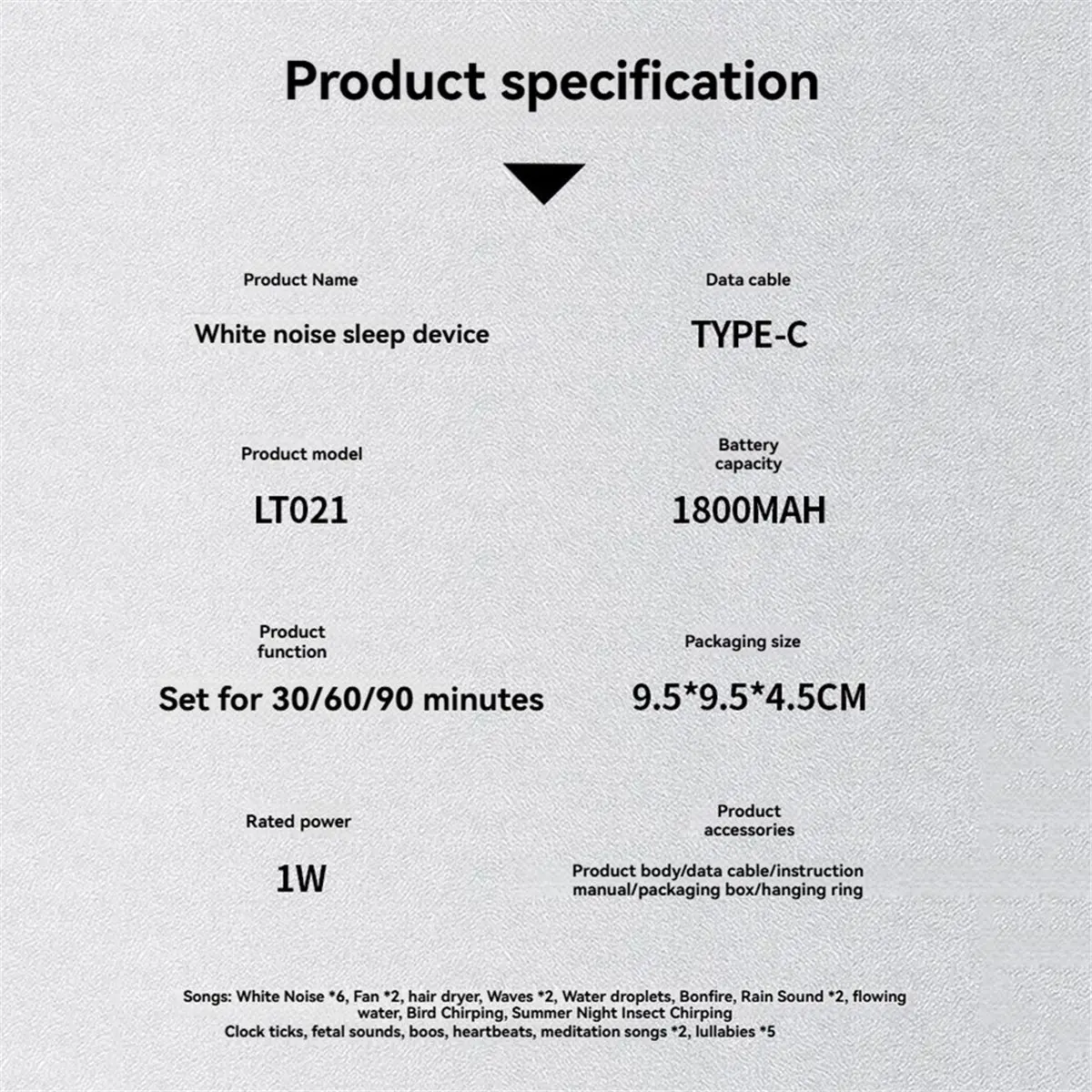 wilwill White Noise Machine with Night Light 29 Soothing Sounds Timer & Memory Function Portable Sleep Machine for Kids & Adults