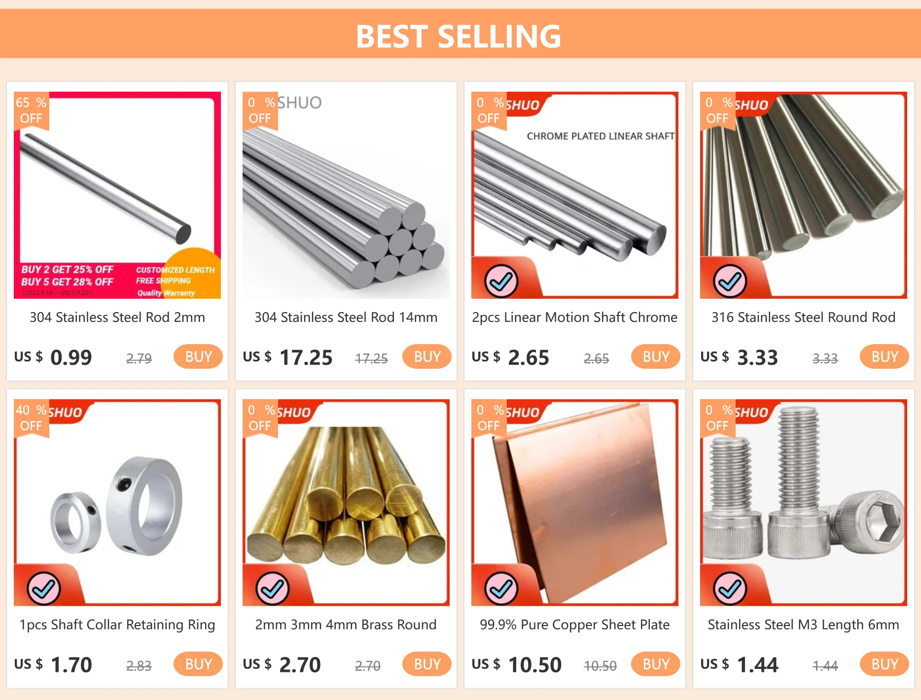 Stab aus Edelstahl 303, 4 mm, 5 mm, 6 mm, 8 mm, 10 mm, 12 mm, 7 mm, 18 mm, lineare Welle, metrische Rundstab, Erdungsstab 100 200 300 500 mm, 700 mm – Detail 1
