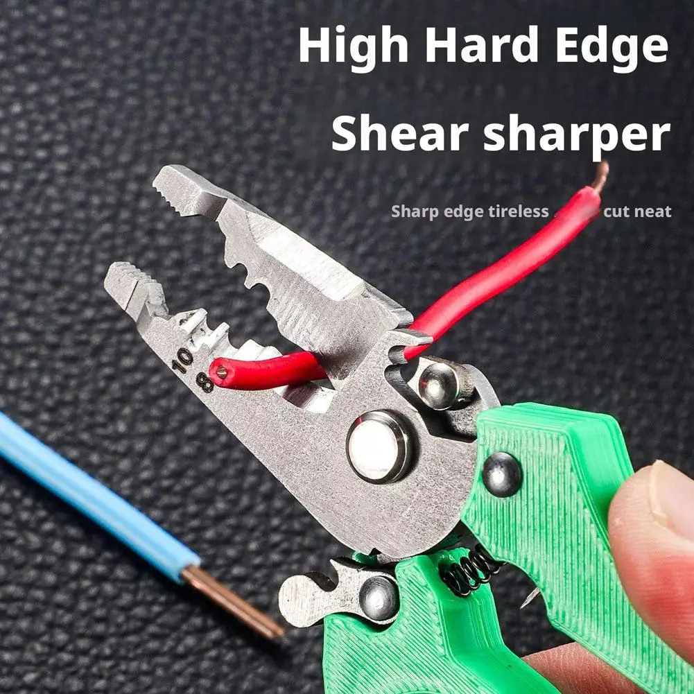 Mini Wire Strippers Pliers Multi-Function Pocket-Sized Splitting Wire Stripper Electrician Tools Cable Cutting Crimping Pliers