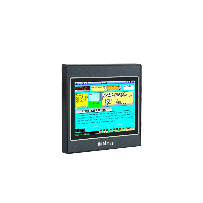 

Coolmay TK8037H small size HMI 3.5" TFT touch screen monitor industrial