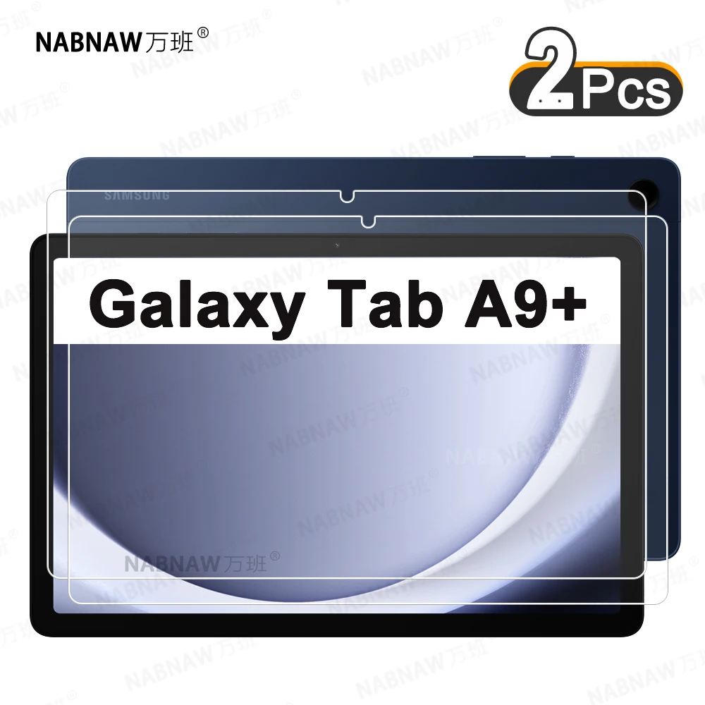 2 sztuki HD Scratch Proof Screen Protector Szkło hartowane do Samsung Galaxy Tab A9+ A9 Plus SM-X210 X215 X216 5G 11-calowa folia