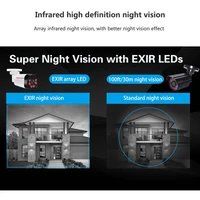 SIMICAM 4K Poe Camera With Audio 48V POE/DC 12V 4MP/5MP/8MP Super HD Infrared Night Vision Bullet Video Surveillance for Nvr 5
