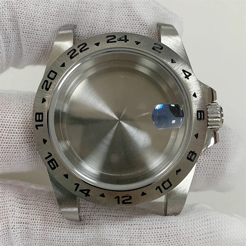 for NH35 NH36 39mm Solid/Clear Bottom Watch Case Sapphire Glass Stainless Steel Cover for Nh34 Movement