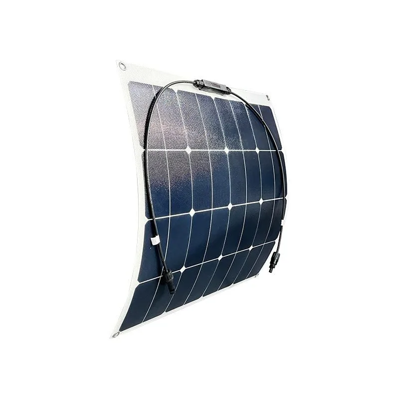 Flexible Photovoltaic Panel Special Yacht Balcony for RV Transformation Flexible 50W Solar Energy Power Panel