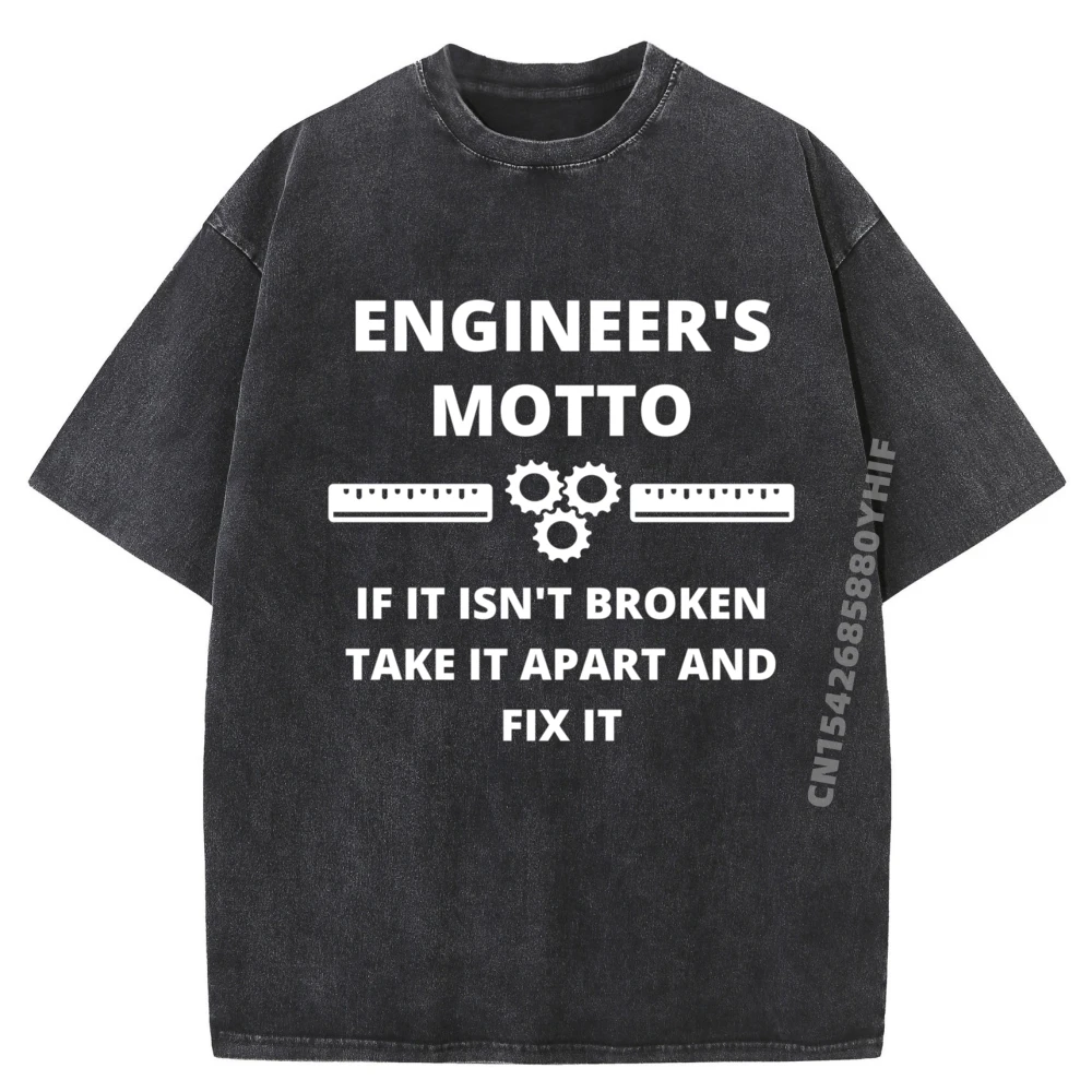 

Graphic Engineer is Motto Funny Sarcastic Tshirts Girlfriend Retro Washed Tee Shirt Birthday Gift Mens Letter Printed Tops