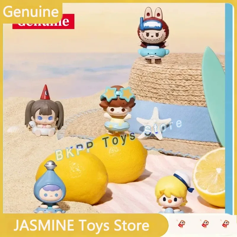 

Genuine POPMART Bubble Cute Grain Island Resort Series Doll Blind Box Desktop Ornament Collectibles Birthday Gifts