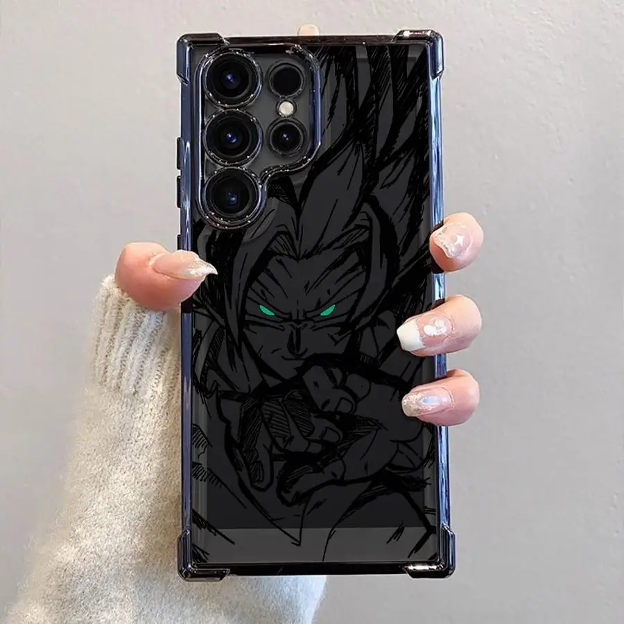 Coque souple pour Samsung Galaxy S21 Plus S22 Ultra S23 S20 FE S24 S25 Edge Dragon Ball Goku végéta