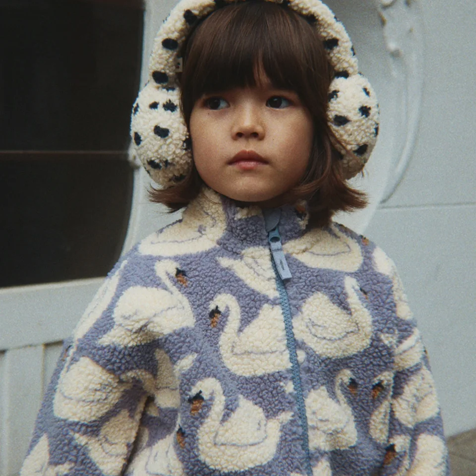 2026 new winter KS kids coat for boys girls cute print lamb's wool wam jacket outwear tops clothing view 3
