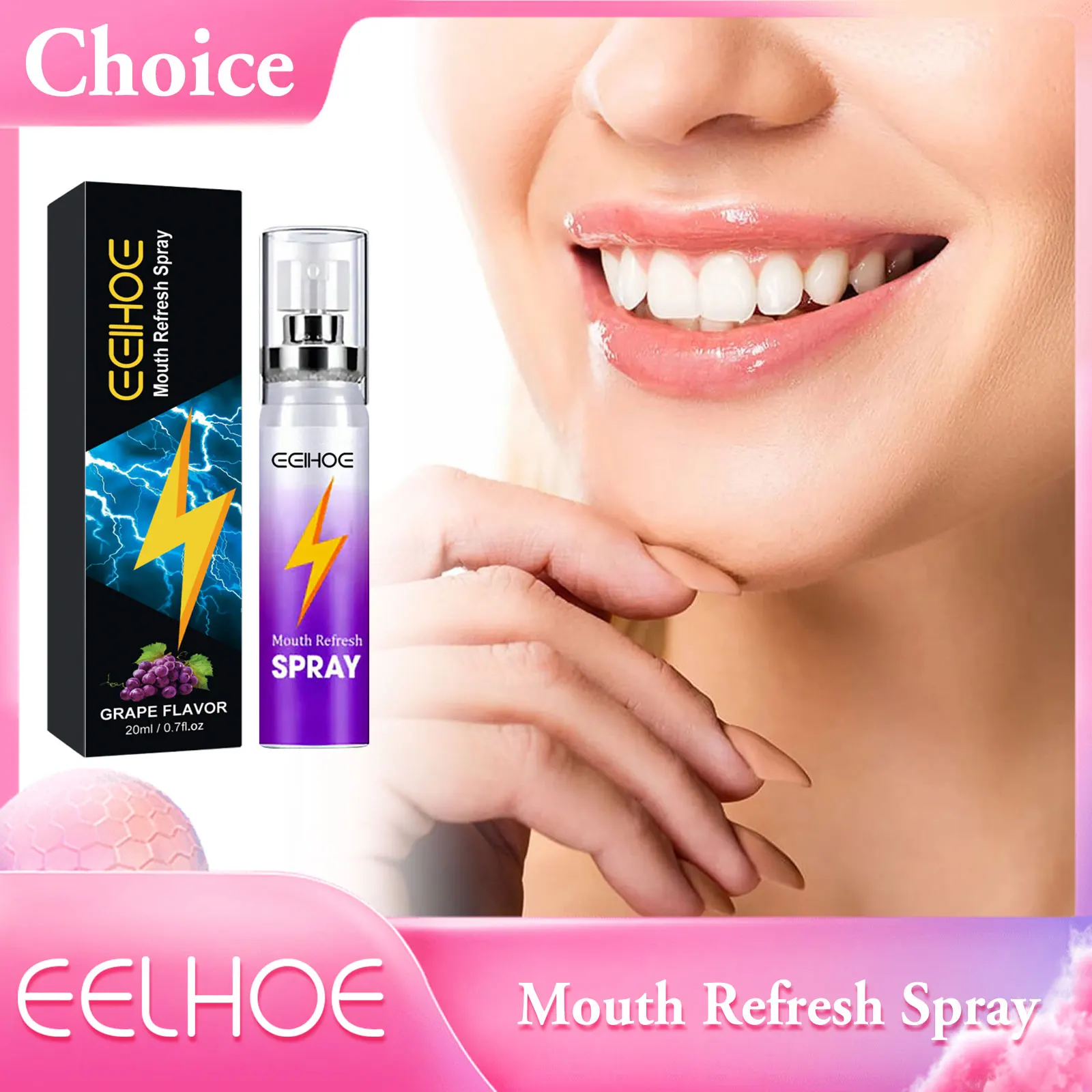 

Mouth Refresh Spray Oral Odor Treatment Lasting Fresh Breath Clean Taste Fragrance Portable Remove Bad Breath Smoke Care Liquid