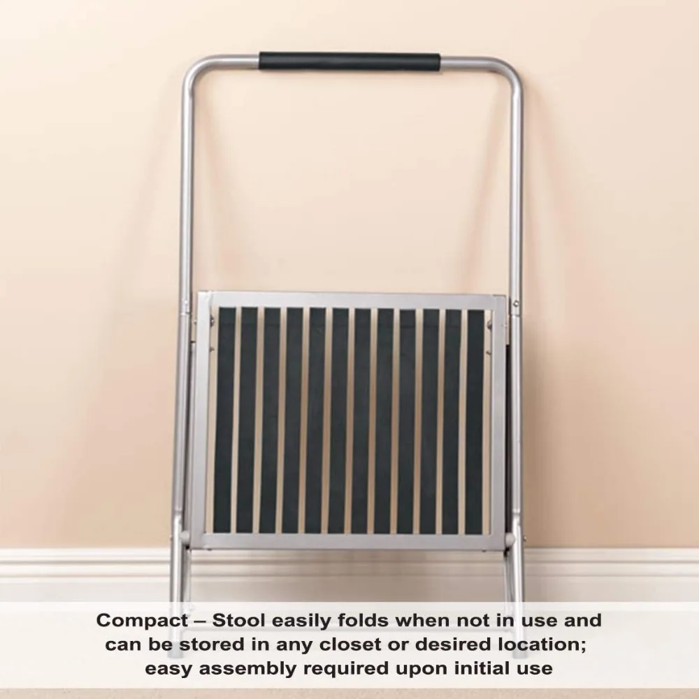 Taburete extra ancho con asa, 20" x 15,6" x 38,4"