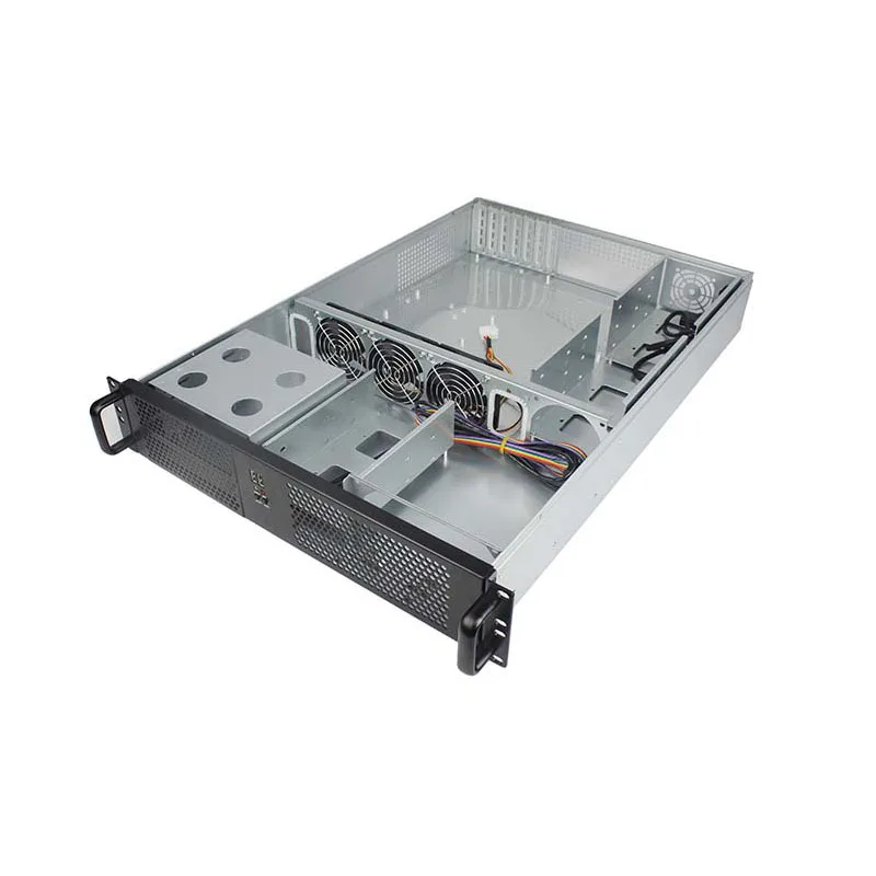 2U 650 Industrial Chassis 2U Server Case E-ATX Dual CPU Motherboard Large PSU 8 HDD Bay