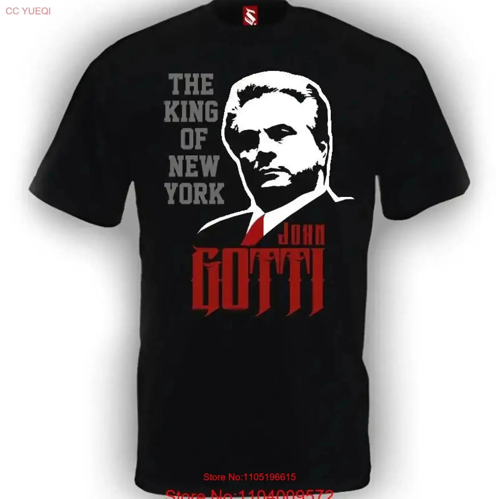 SHOCKSTAR JOHN GOTTI camiseta vintage lavada para uso diario moda estirada Casual versátil gráfico transpirable Unisex