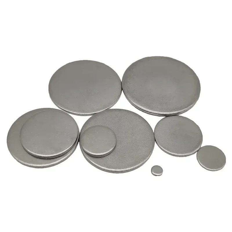 

23mm to 55mm stainless steel circular plate 304 disc plate round corrosion resistant disk sheet customized laser cutting